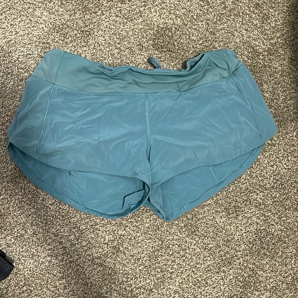 lululemon blue shorts